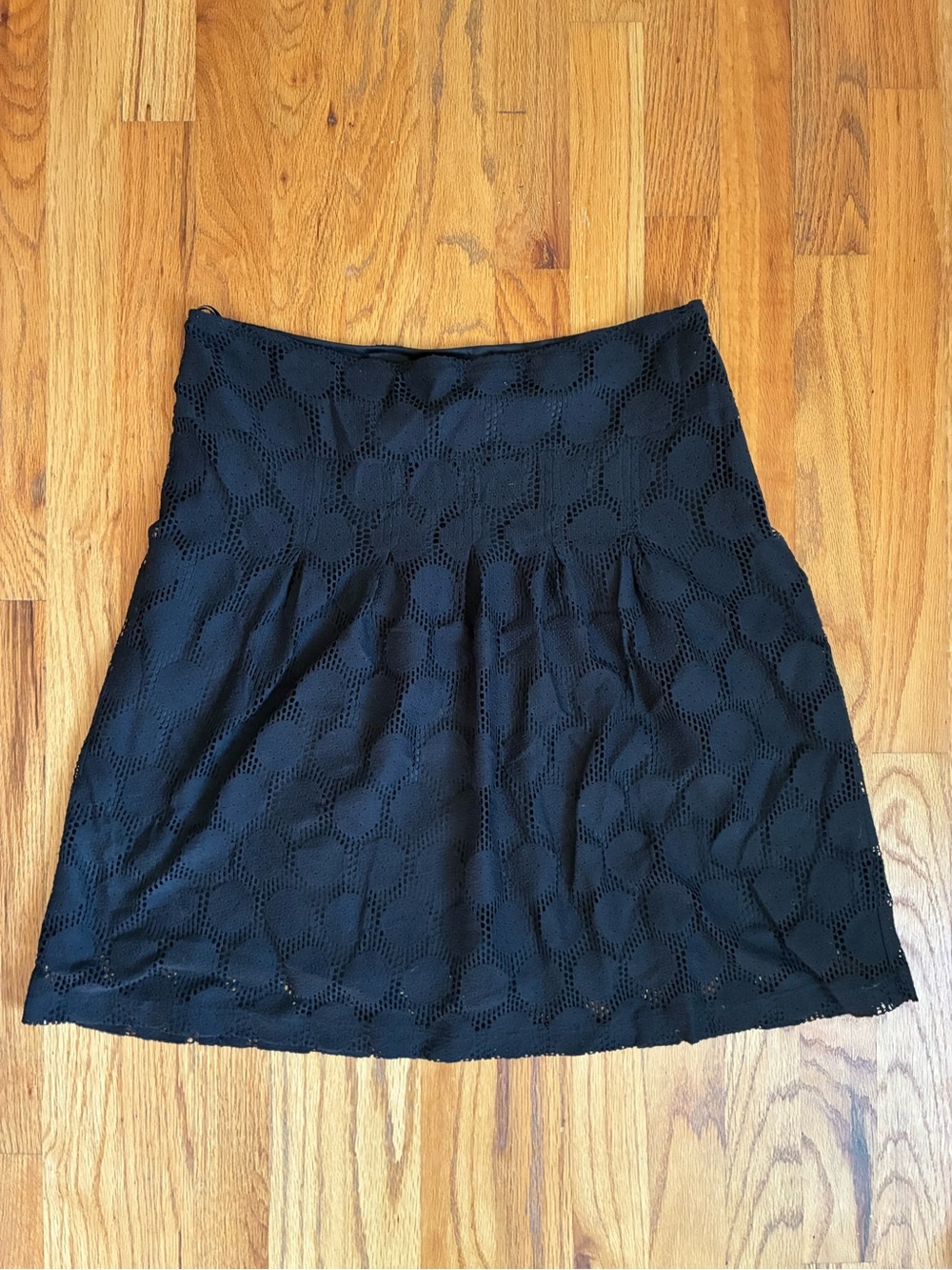 H&M Black Lace A-Line Skirt